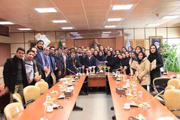 تجلیل از تیم های ورزشی کارمندان